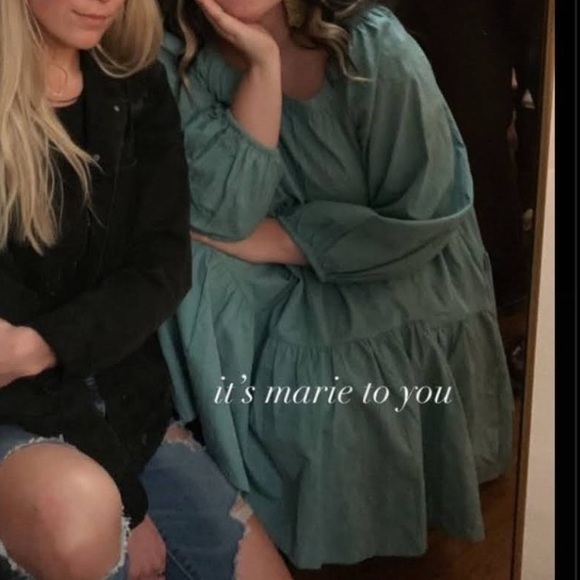 Tiered Puff Sleeve Dress - Picture 2 of 3